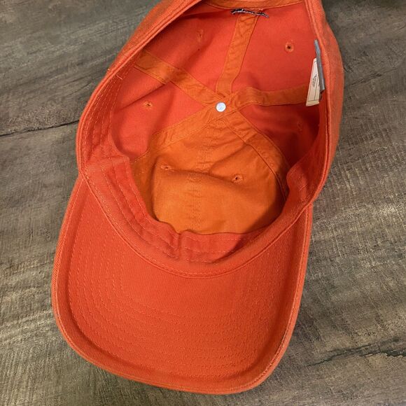 NIKE Clemson Tigers Strap Back Hat Cap Orange Tiger Paw Logo - Picture 6 of 7